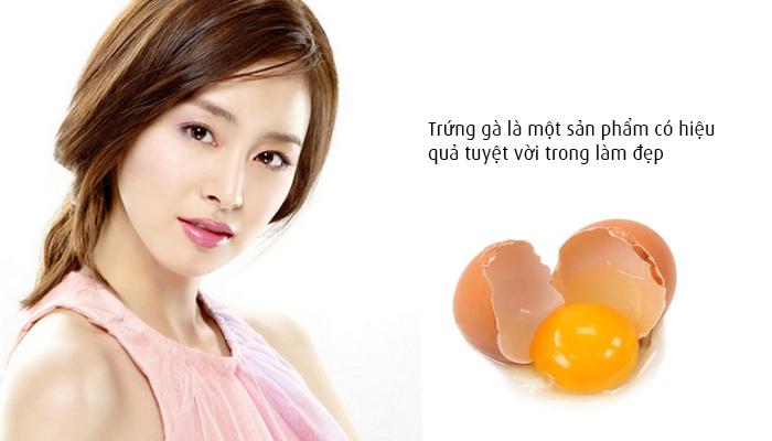 Mặt nạ trắng da bằng lòng trắng trứng